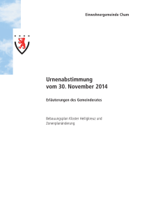 Urnenabstimmung vom 30. November 2014