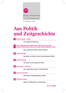 Aus Politik und Zeitgeschichte - Bundeszentrale für politische Bildung