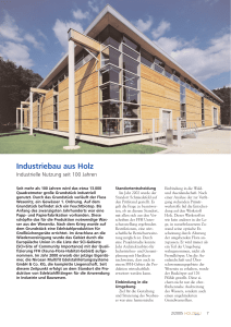 Industriebau aus Holz - Juhr Architekturbüro für Industriebau