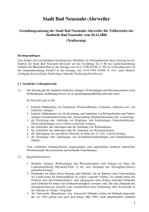 Satzung Bad Neuenahr neu 28.11.2006