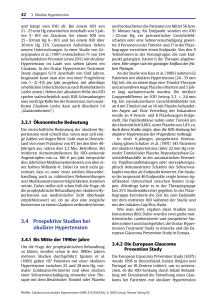 3.4 Prospektive Studien bei okulärer Hypertension