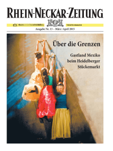Über die Grenzen - Theater und Orchester Heidelberg