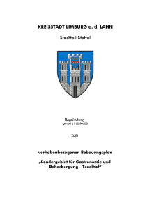 Entwurf der Begr&uuml;ndung