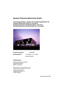 Neubau Pollmeier Massivholz GmbH