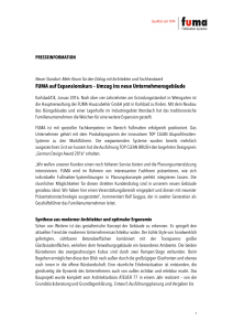 FUMA auf Expansionskurs &ndash; Umzug ins neue Unternehmensgeb&auml;ude