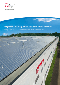 Kalzip Sanierungsratgeber 2017