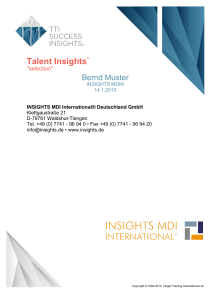 Talent Insights