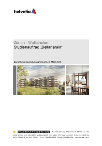 Z&uuml;rich - Wollishofen Studienauftrag