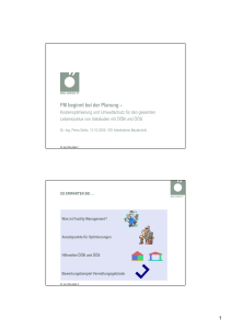 FM beginnt bei der Planung