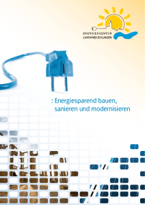 : Energiesparend bauen, sanieren und modernisieren