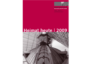 Heimat heute_2_2009 - Berner Heimatschutz Regionalgruppe Bern