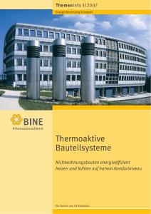 Thermoaktive Bauteilsysteme