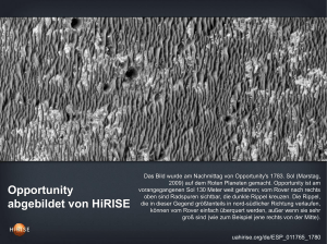 Opportunity abgebildet von HiRISE