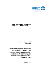 masterarbeit - MOnAMi - Hochschule Mittweida