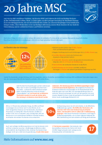 Fakten und Zahlen zu 20 Jahren MSC.