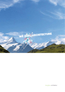 We love Architecture - bergblau architektur