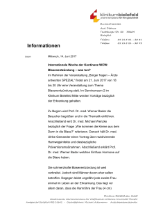 Informationen - Klinikum Bielefeld