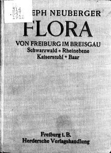 Flora von Freiburg im Breisgau (Schwarzwald, Rheinebene