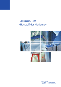 GDA - Baubrosch&uuml;re - Gesamtverband der Aluminiumindustrie eV