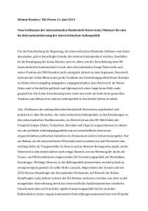 Helmut Kramer/ Die Presse 21. Juni 2013 Vom Verblassen der