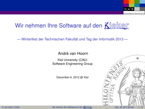 Wir nehmen Ihre Software auf den Kieker
