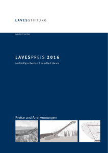 lavespreis 2016 - Fakultät für Architektur und Landschaft