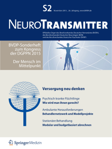 NeuroTransmitter Sonderausgabe 2015 zum Kongress