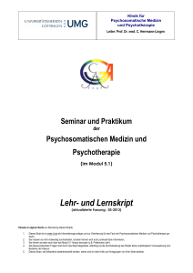 Praktikum der - psychosomatik.uni