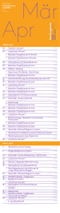 Musik agenda - Hochschule Luzern