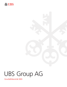 UBS Group AG - Schweizer Geschäftsberichte