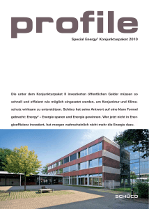 Special Energy2 Konjunkturpaket 2010