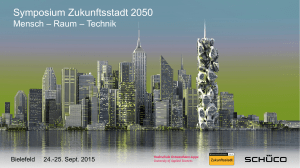 Symposium Zukunftsstadt 2050