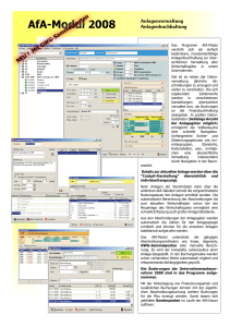 AfA-Modul 2008 - Software