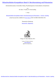 Berichterstattung und Pr&auml;sentation - Nicolini / Quilling - Beck-Shop