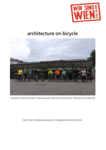 architecture on bicycle