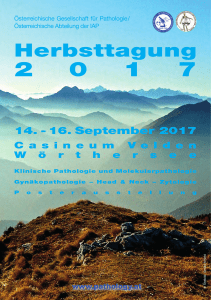 Herbsttagung - &Ouml;sterreichische Gesellschaft f&uuml;r Pathologie