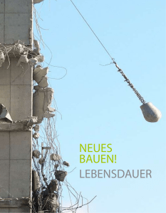 neues bauen! lebensdauer - WWW-Docs for TU-Cottbus.De