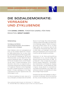 die sozialdemokratie: versagen und zyklusende