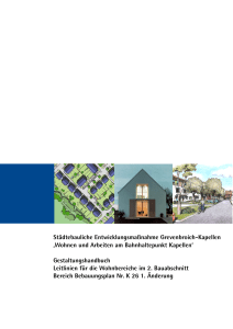 Wohnen und Arbeiten am Bahnhaltepunkt Kapellen` Gestaltungshand