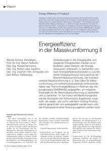 Abschlussbericht - Effizienzfabrik