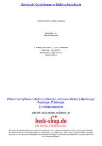 Kursbuch Kardiologische Elektrophysiologie - Beck-Shop
