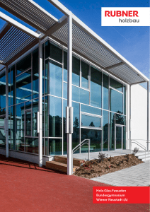 Holz-Glas-Fassaden Bundesgymnasium Wiener