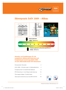 Dämmpraxis EnEV 2009 – Altbau