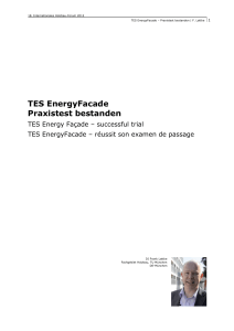 TES EnergyFacade Praxistest bestanden - Forum