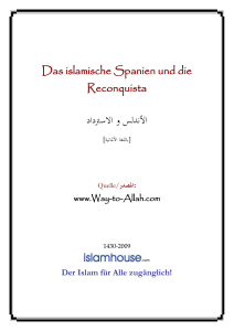 Das islamische Spanien und die Reconquista