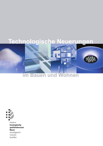 Technologische Neuerungen