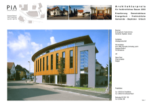 Architekturpreis - Architektur und Freikirche