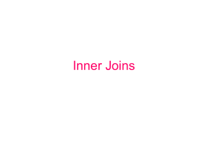 Inner Joins