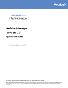 Archive Manager