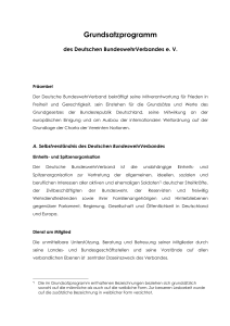 Antragsumdruck LV Nord - Deutscher Bundeswehrverband